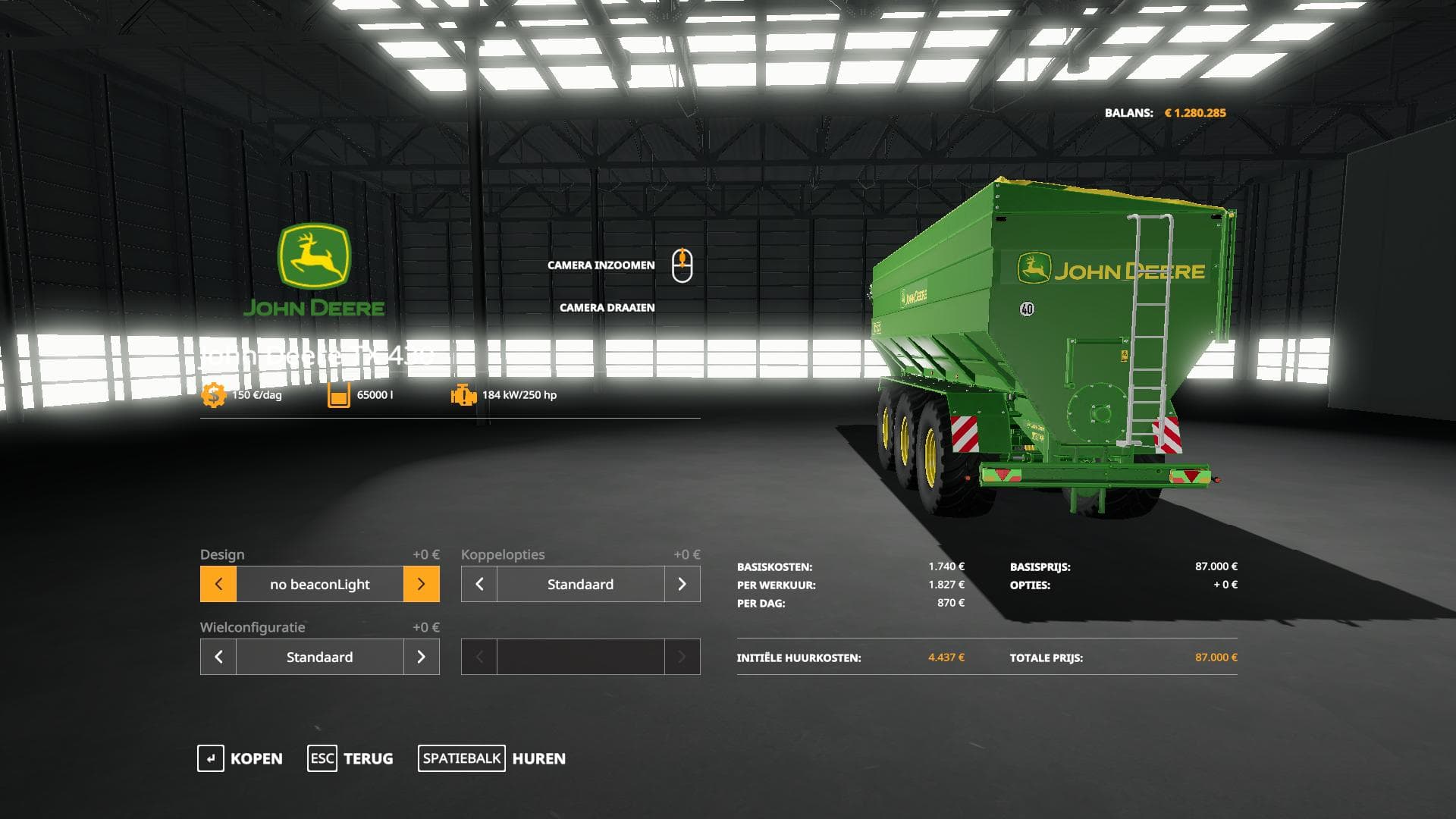 John Deere TX430