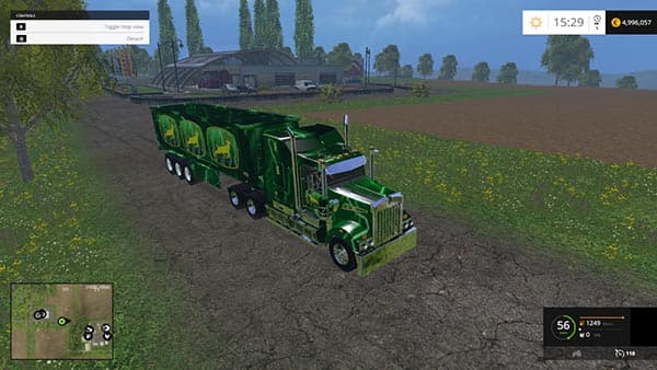 John Deere Truck and Trailer