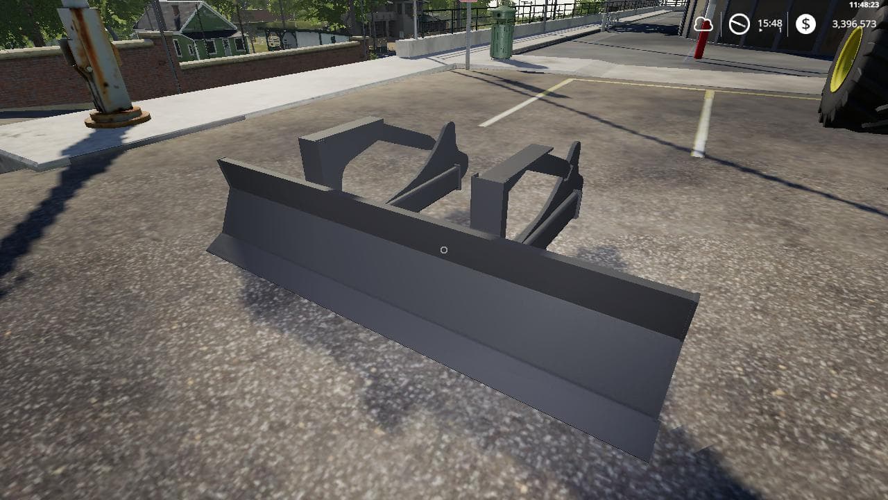 John Deere skidder blade