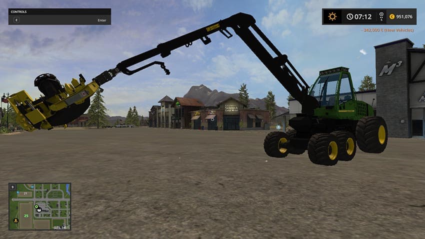 John deere 1070d harvester [SP] 3