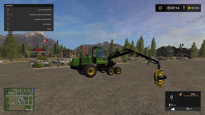 John deere 1070d harvester [SP]