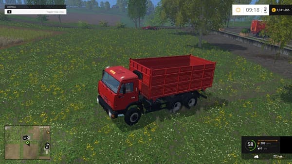 KAMAZ 45143 and trailer 2
