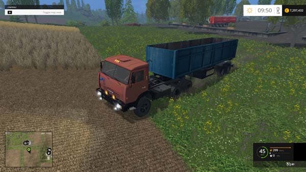 KAMAZ 5410 and Trailer Odaz 9370 2