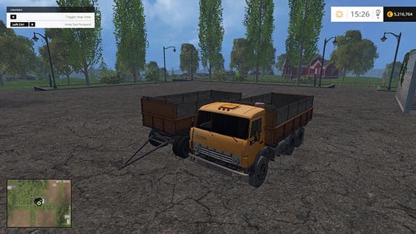 KAMAZ 55102 AND TRAILERS 3