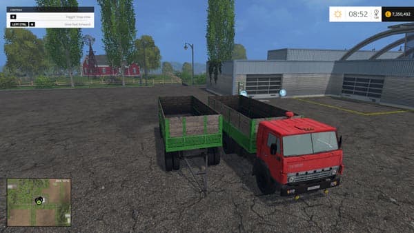 KAMAZ 55212 TRUCK WITH TRAILER 3