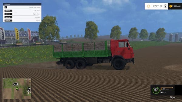 KAMAZ 55212 TRUCK WITH TRAILER 2