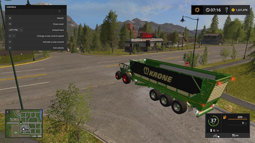 KRONE TX 560 TRAILER