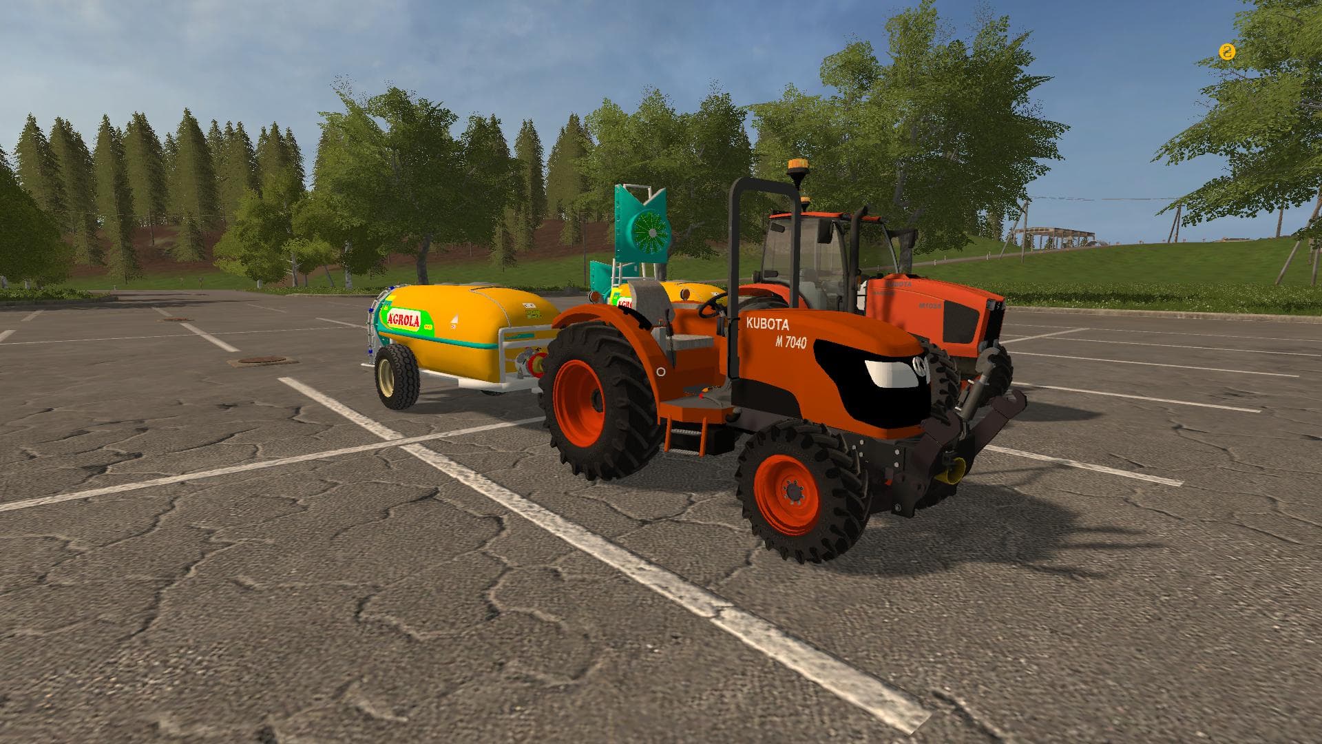 KUBOTA M7040 NARROW