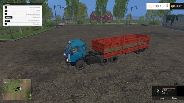KamAZ 5410 Truck and Trailer 2