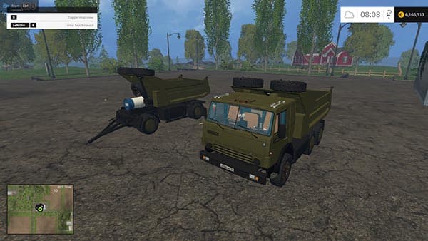 KamAZ 54102 Sovok and Trailer 3