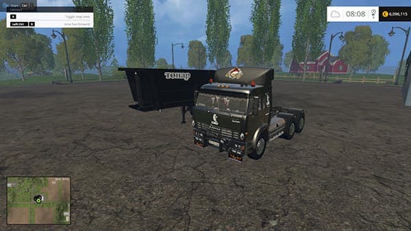 KamAZ 54115 and Trailer SZAP 9517 3
