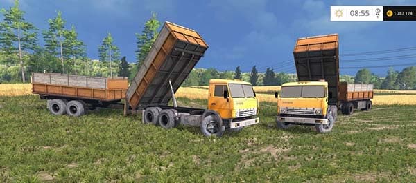 KamAZ 55102 Yelow trailers [MP] 3