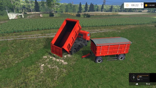 KamAZ 65115 and NEFAZ 8460