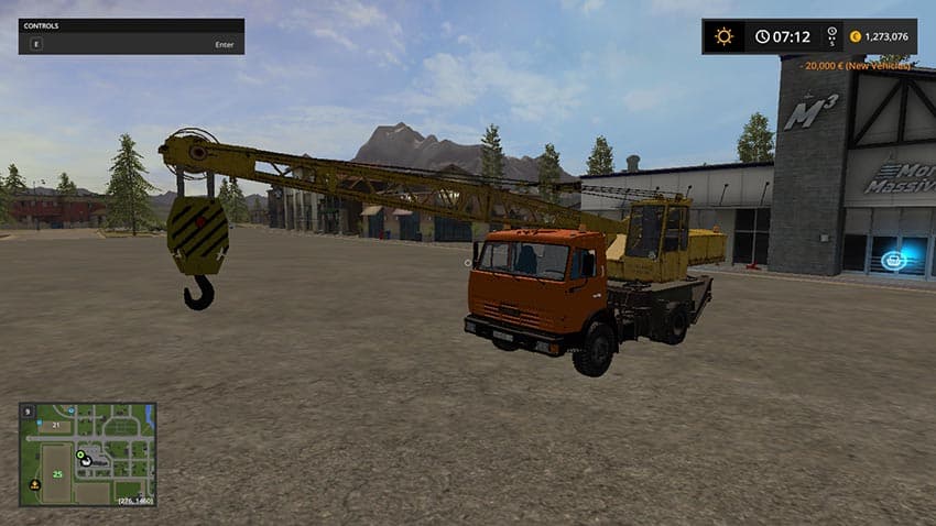 Kamaz 43225 Crane 3