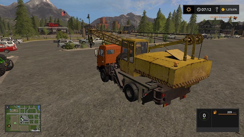Kamaz 43225 Crane 2
