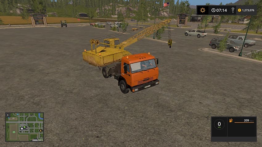 Kamaz 43225 Crane