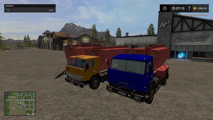 Kamaz 43253/5320 + Szap 8357 3