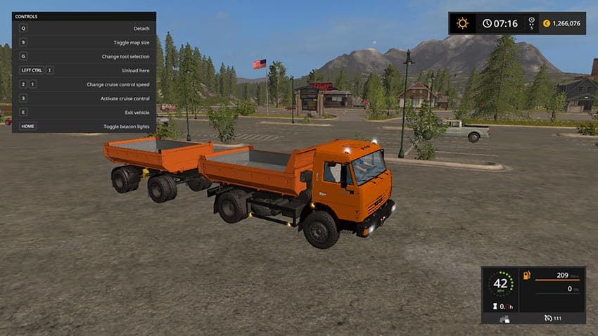 Kamaz 43255 + Trailer
