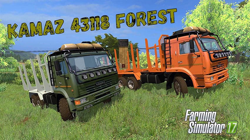 Kamaz 44118 Forest + Trailer 3