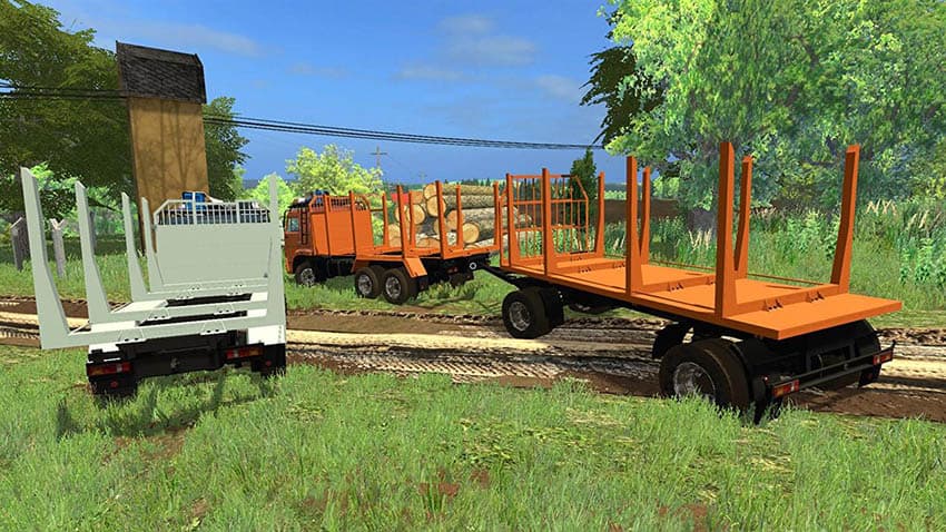 Kamaz 44118 Forest + Trailer 2