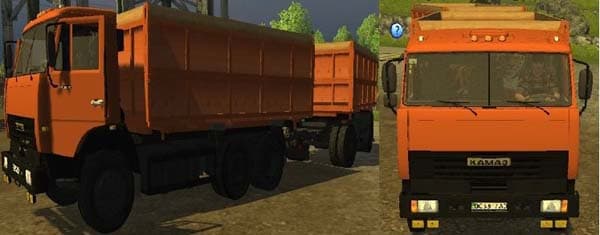 Kamaz 45143 &amp; Pricep NEFAZ 8560