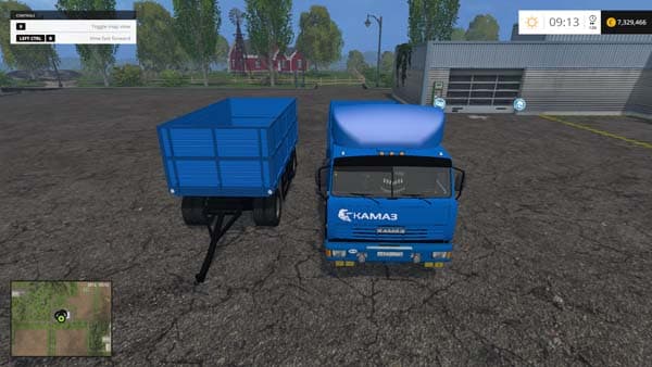 Kamaz 45143 and trailer NEFAZ 8560 3