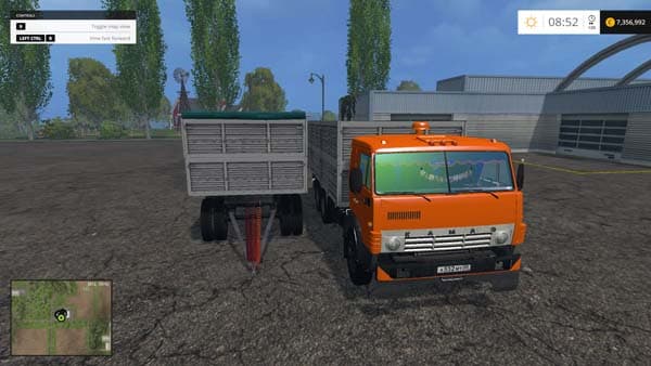 Kamaz 53212 and Trailer GKB 3