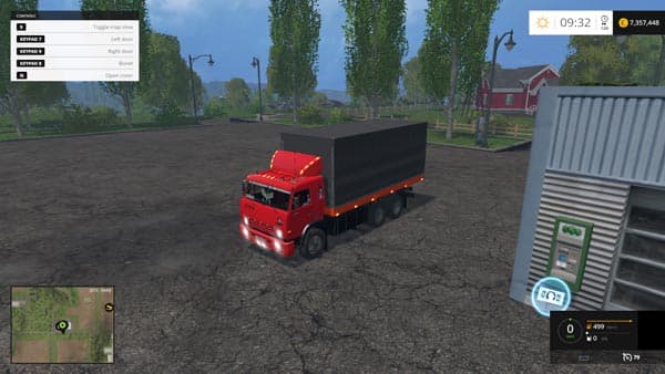 Kamaz 53212 Red and Trailer GKB 2