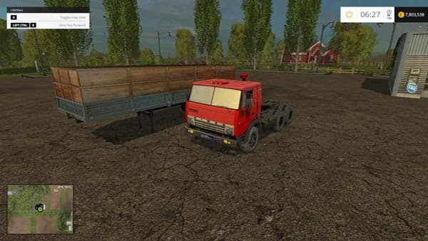 Kamaz 5410 and trailer 3