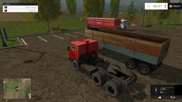 Kamaz 5410 and trailer 2