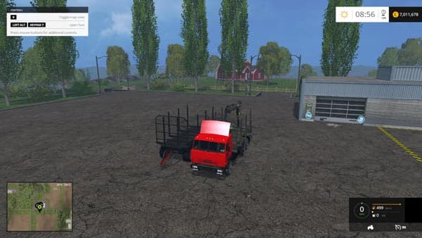 Kamaz 54115 Forest &amp; Trailer 3