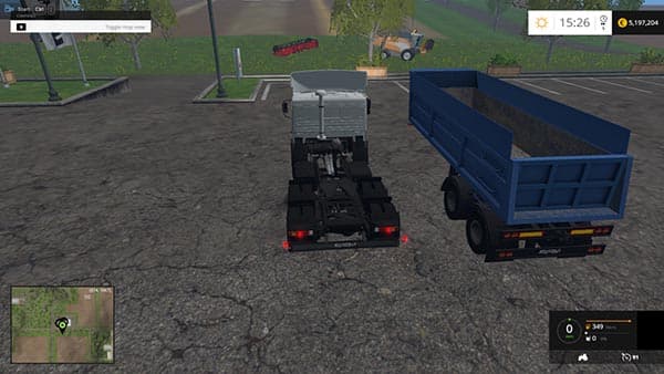 Kamaz 54115 and Trailer SZAP 9517 2