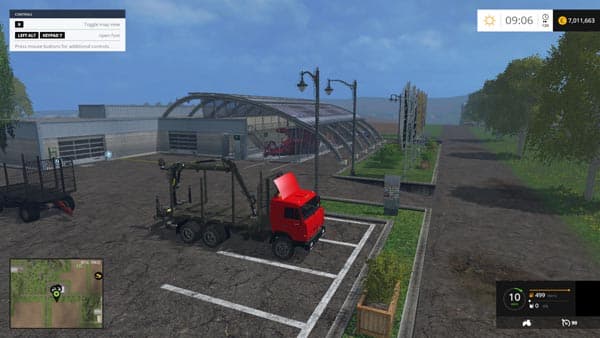 Kamaz 54115 Forest &amp; Trailer 2