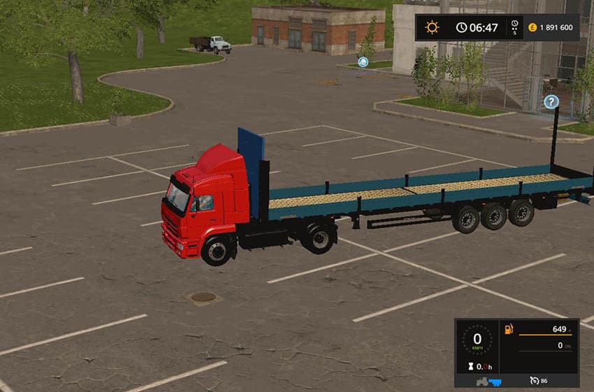 Kamaz 5460 + Schwarzmuller 3