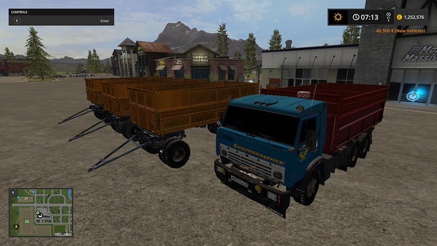 Kamaz 55102 and the trailer GKB 8551 3
