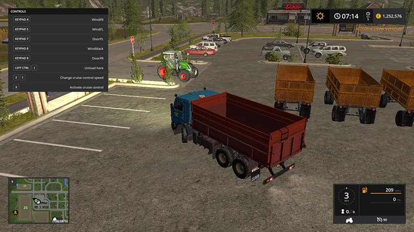 Kamaz 55102 and the trailer GKB 8551 2