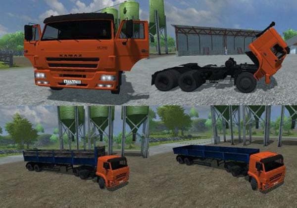 Kamaz 6460 with Trailer