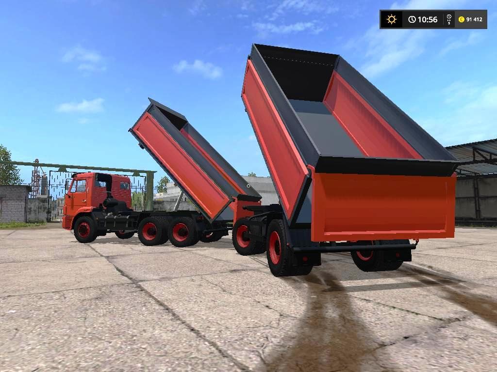 Kamaz 65115 and trailer 93043 2