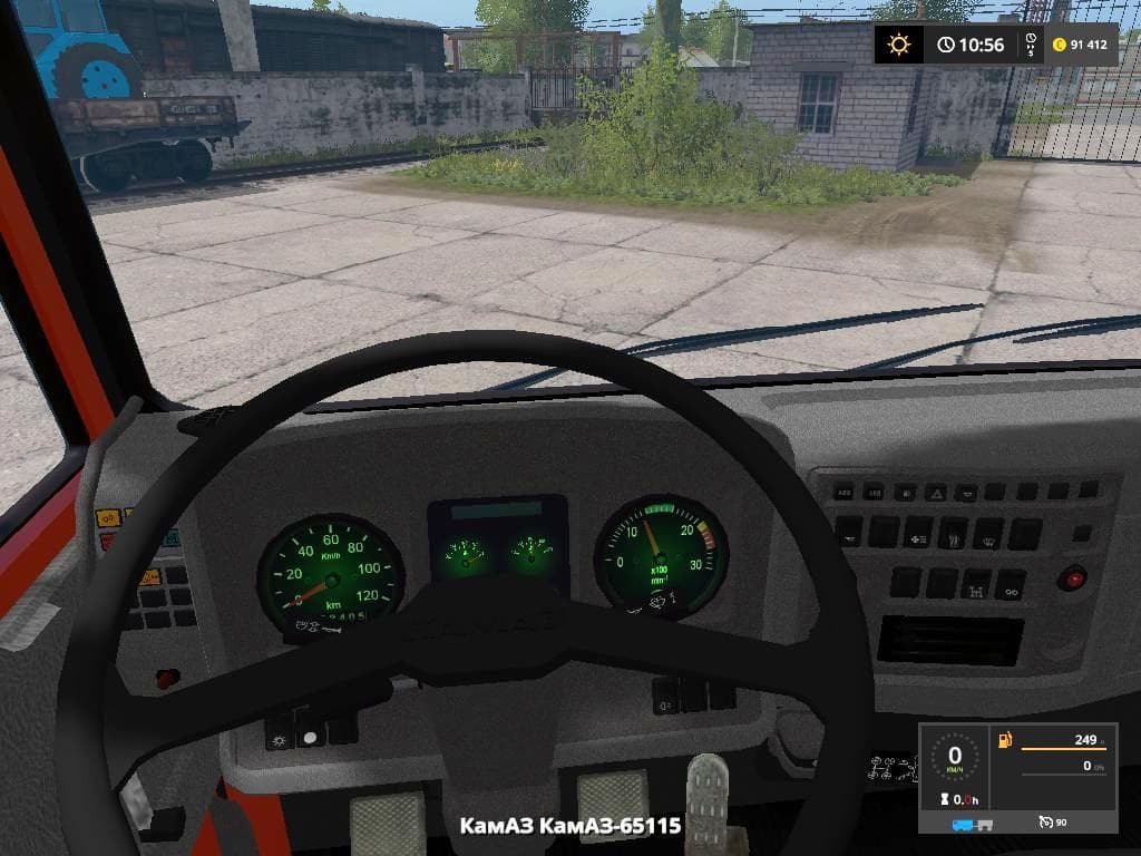Kamaz 65115 and trailer 93043