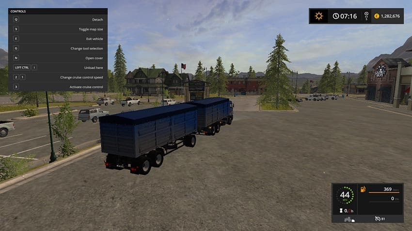 Kamaz 65221 + Trailer