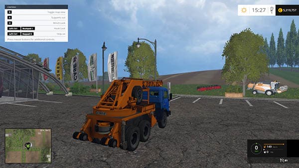 Kamaz Crane Truck 2