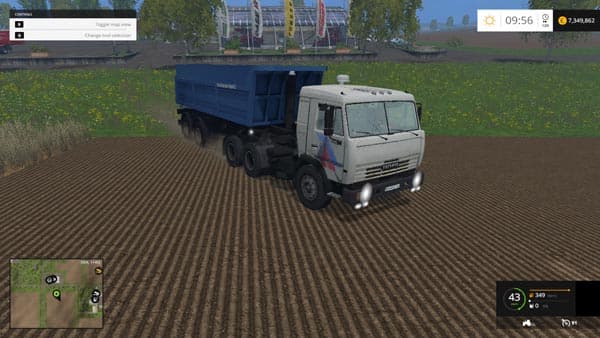 Kamaz and SZAP 9517