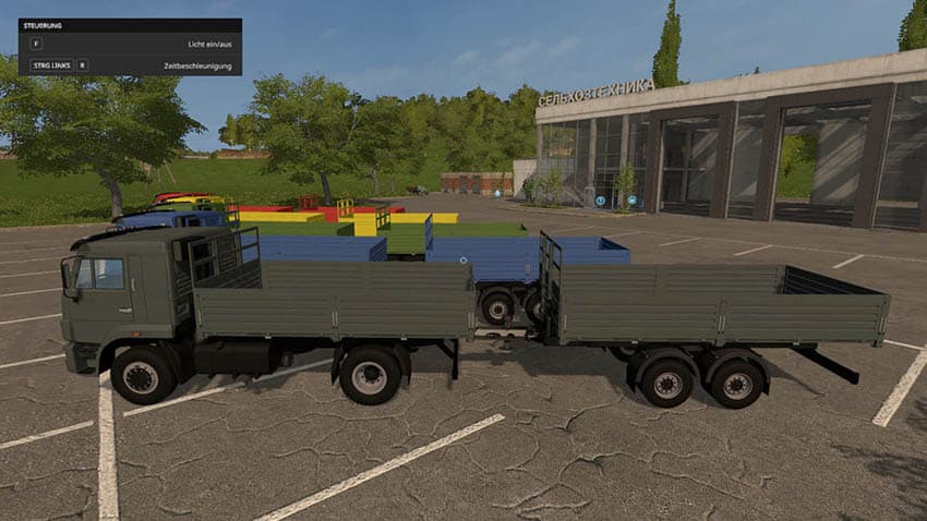 Kamaz and Trailer Set [MP] 2