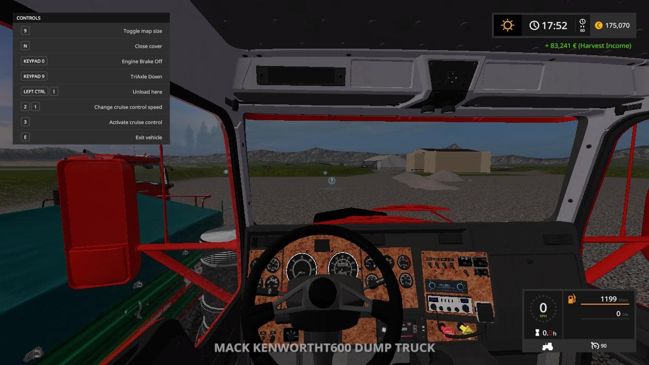 Kenworth T600 dump truck 3