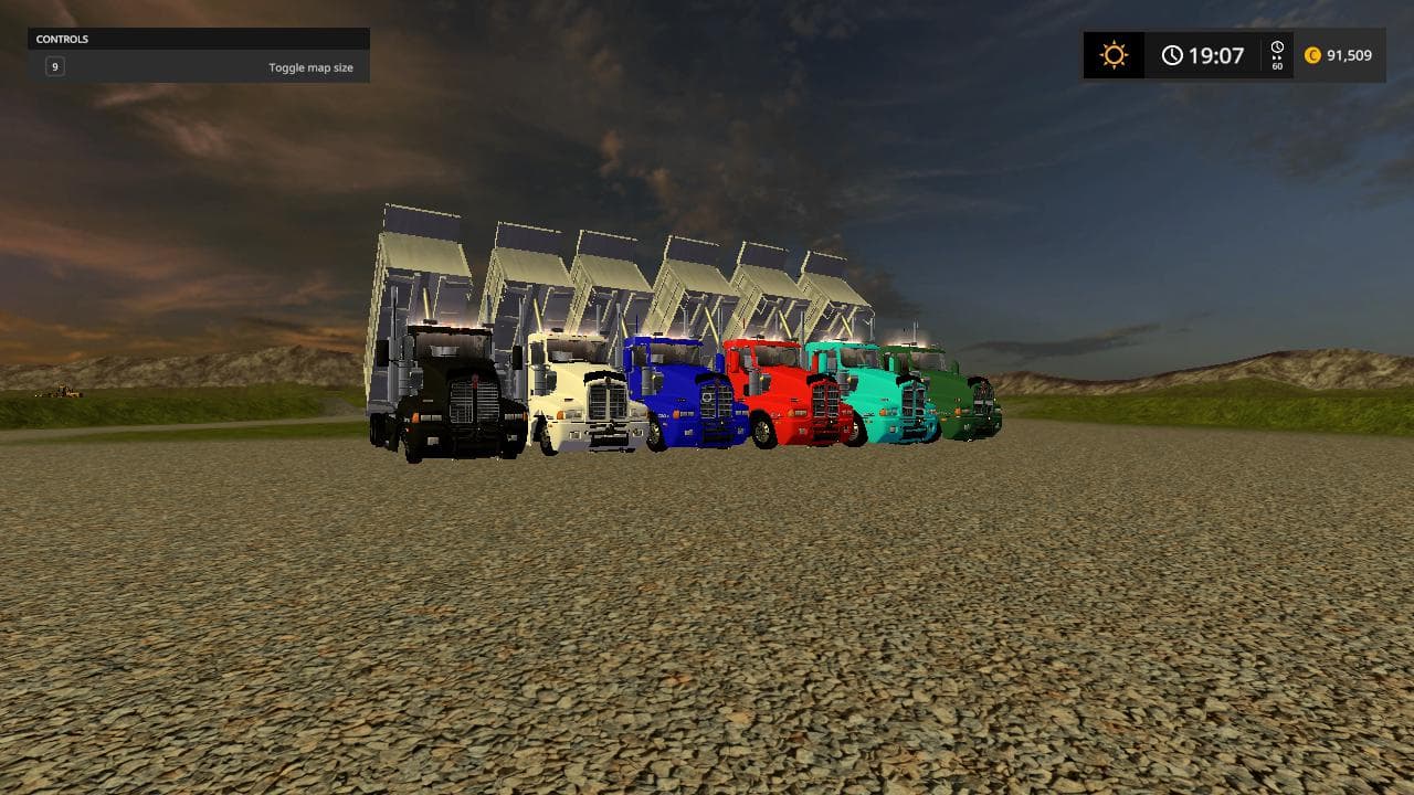 Kenworth T600 dump truck