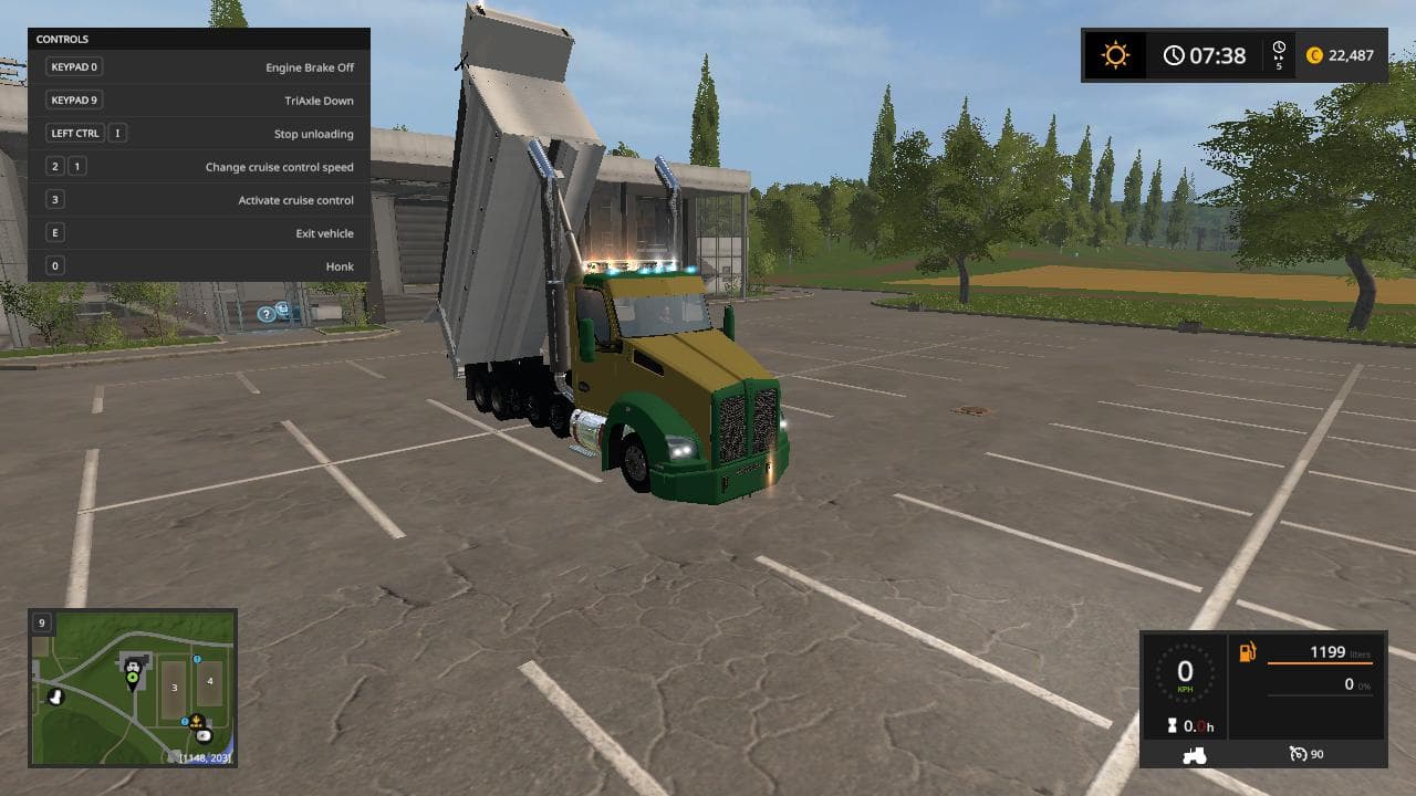 Kenworth T880 dump