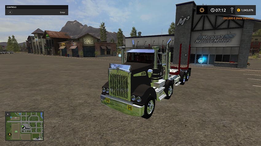 Twin Steer Kenworth T908 LOG 3