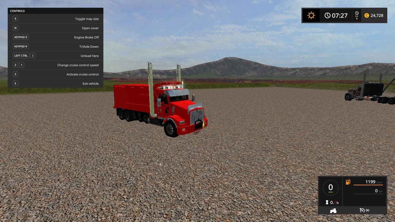 KenworthT800 dump truck 3