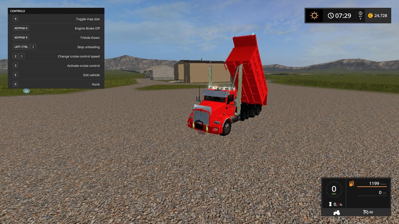 KenworthT800 dump truck 2