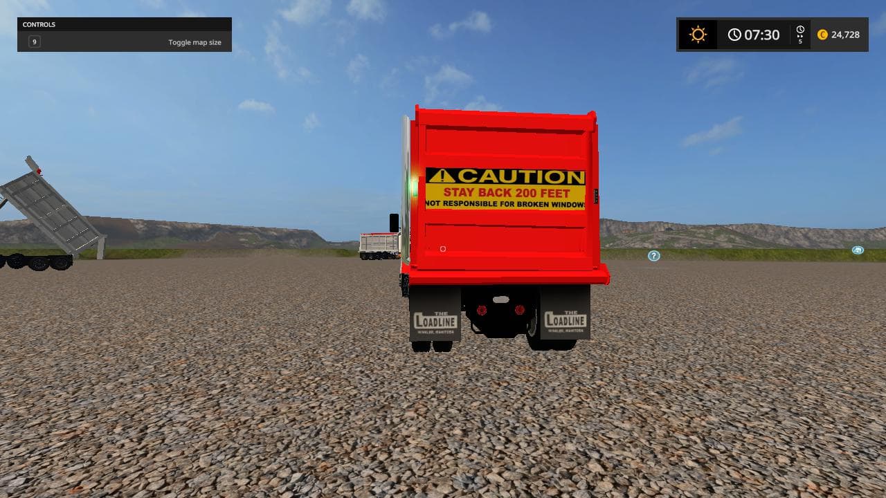 KenworthT800 dump truck